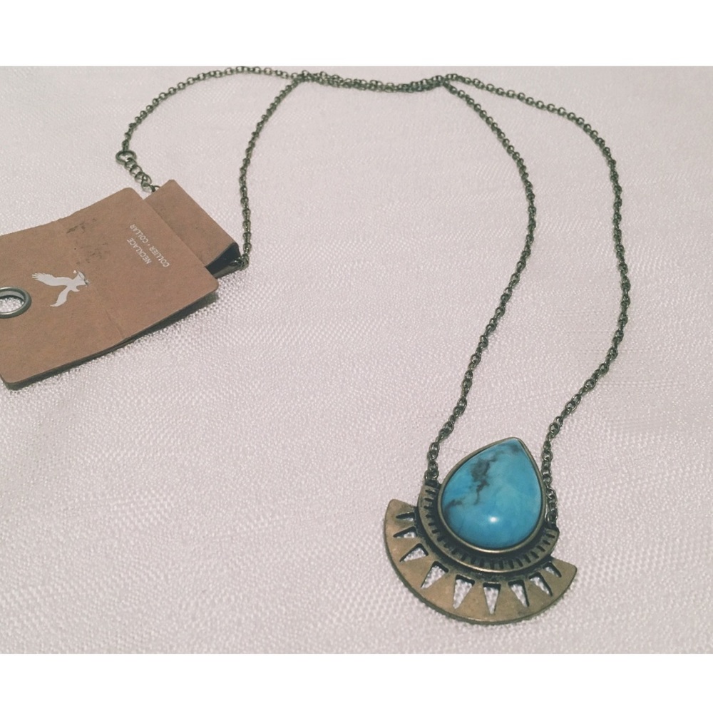 Turquoise tribal necklace